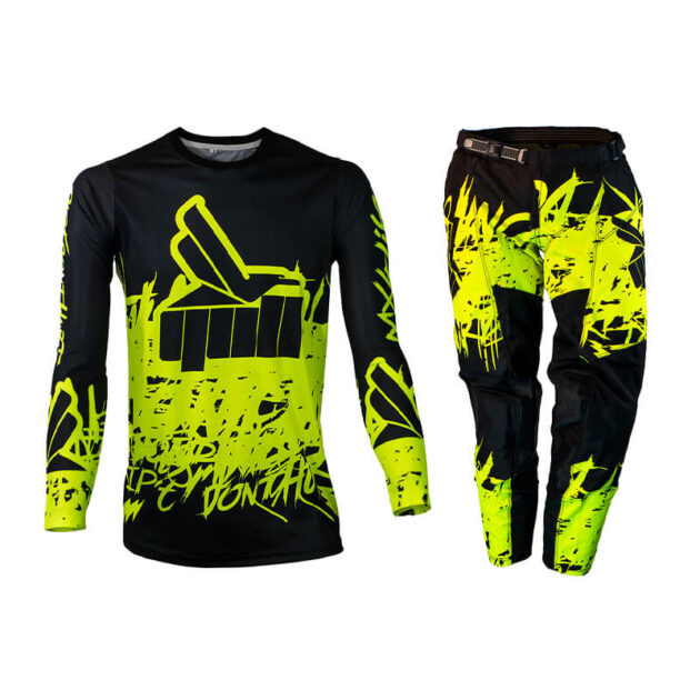 Grey & Gold Motocross Giant Leather Clutch main image 0